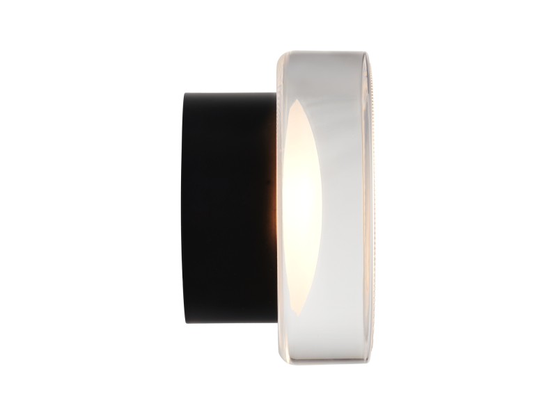 Lampa ścienna CARMELLO LED transparentna czarna 13,5 cm Step Into Design