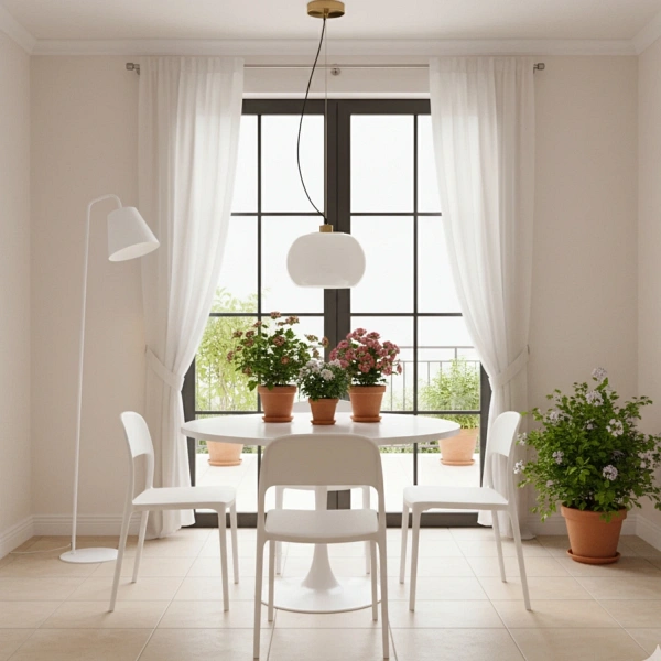 Lampa podłogowa ZEN F biała Step Into Design