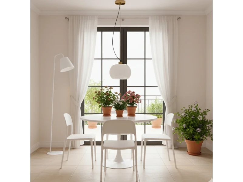 Lampa podłogowa ZEN F biała Step Into Design