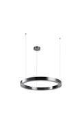 Lampa wisząca CIRCLE 80 cm - LED, ring tytanowy - Step Into Design
