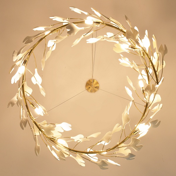 Lampa wisząca BOTANIKA złoto biała 100 cm Step Into Design