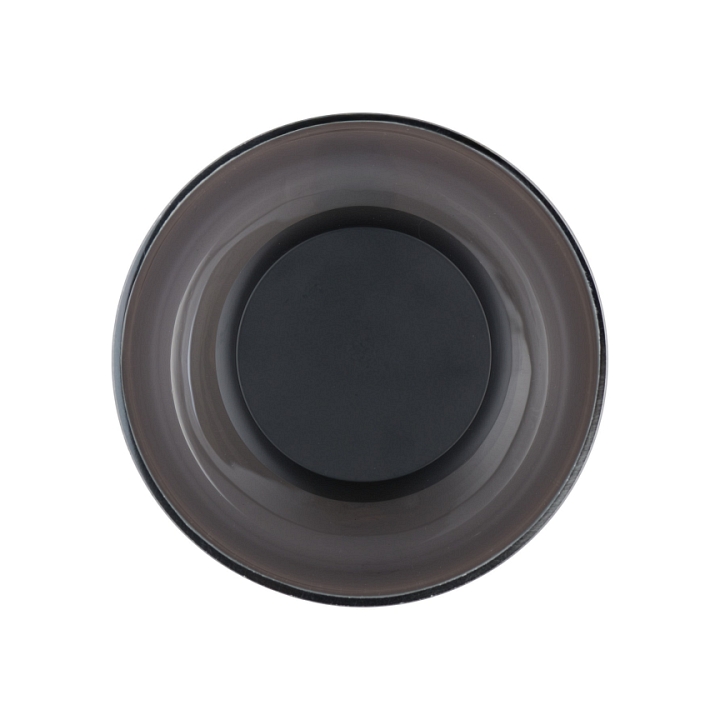 Lampa ścienna DONUT 18 cm - LED, szkło, szaro-czarna - Step Into Design