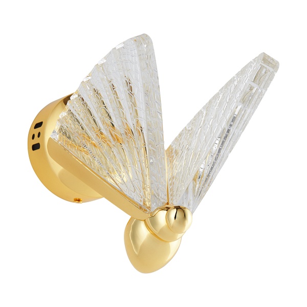 Lampa ścienna BEE LED złota 18 cm Step Into Design