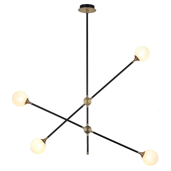 Lampa wisząca SPILLO czarno złota 92 cm Step Into Design