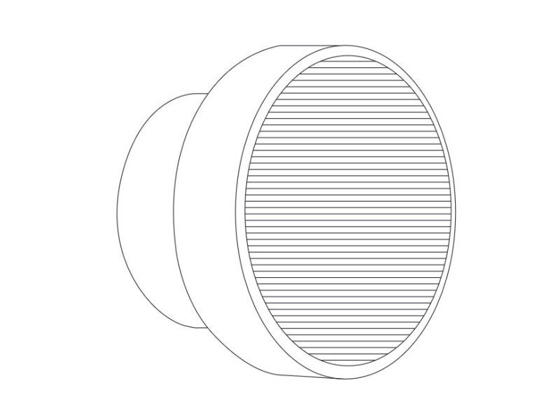 Lampa ścienna CARMELLO LED transparentna czarna 13,5 cm Step Into Design