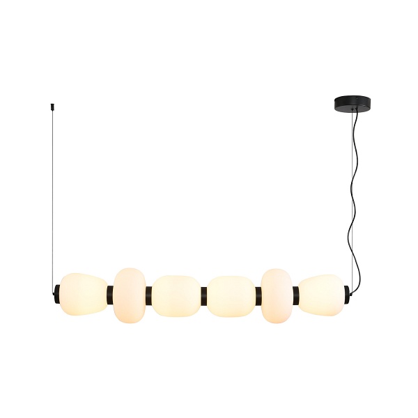 Lampa wisząca BRILLA-6 LED biało-czarna 125 cm Step Into Design