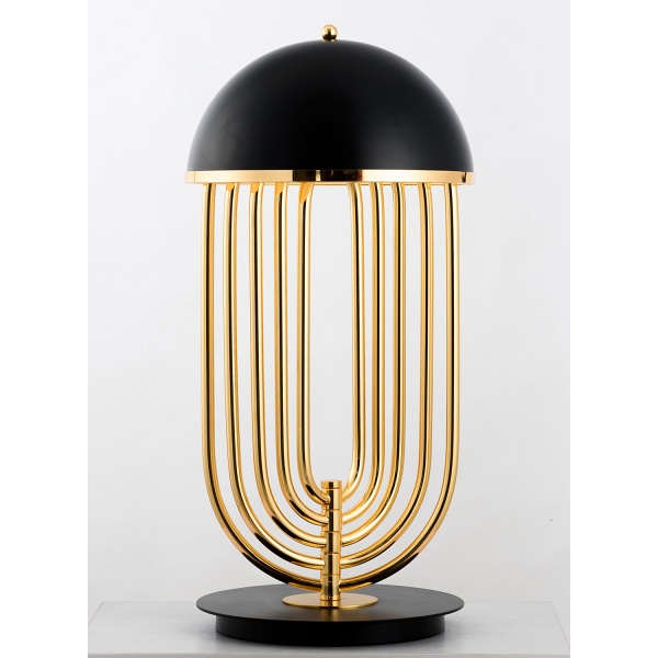 Lampa stołowa DOLCE VITA czarno złota 60 cm Step Into Design