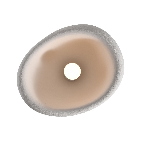 Plafon sufitowy STONE biały 40 cm Step Into Design