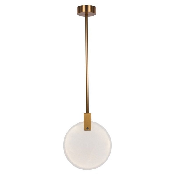 Lampa wisząca MARBLE LED marmurowo złota 30 cm Step Into Design