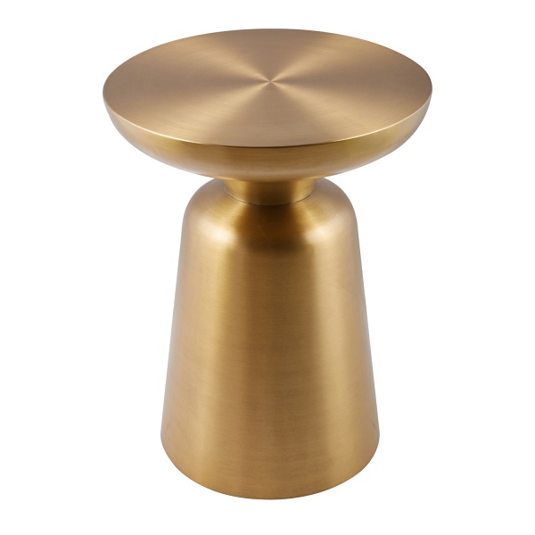 Stolik kawowy TOTEM złoty mosiądz 60 cm Step Into Design