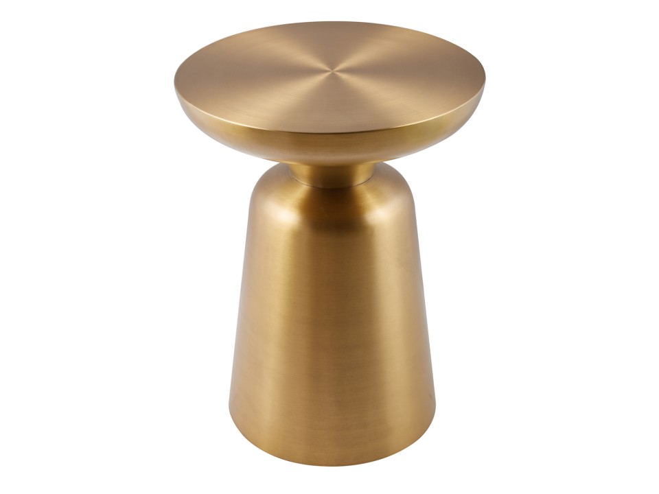 Stolik kawowy TOTEM złoty mosiądz 60 cm Step Into Design