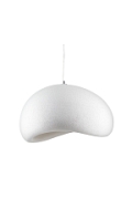 Lampa wisząca STONE 40 cm - biała - Step Into Design