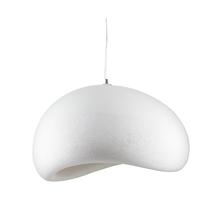 Lampa wisząca STONE 40 cm - biała - Step Into Design