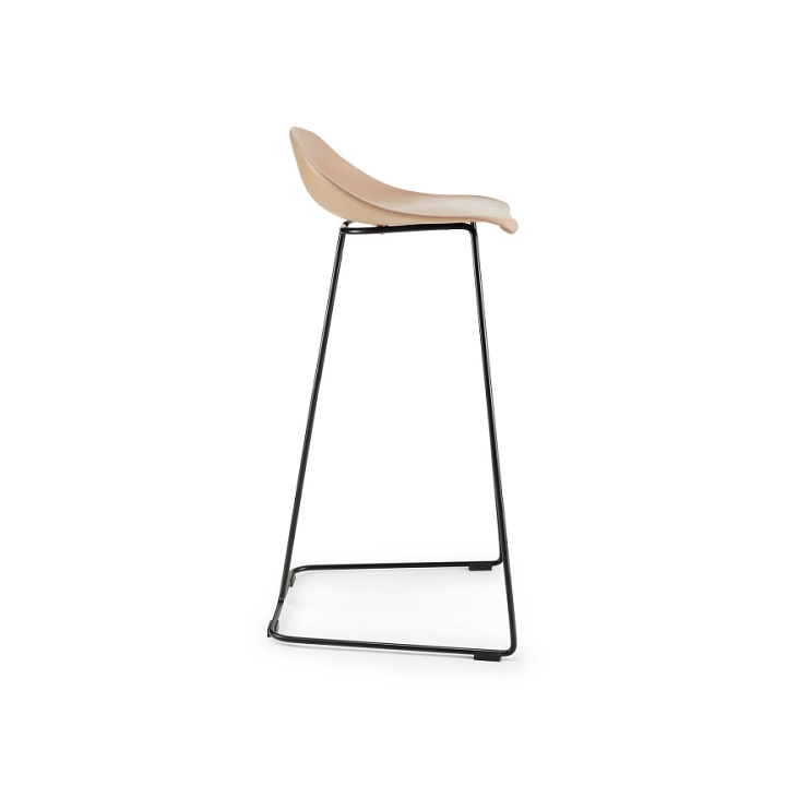 Hoker CARO BAR stołek barowy beżowy 75 cm - Step Into Design
