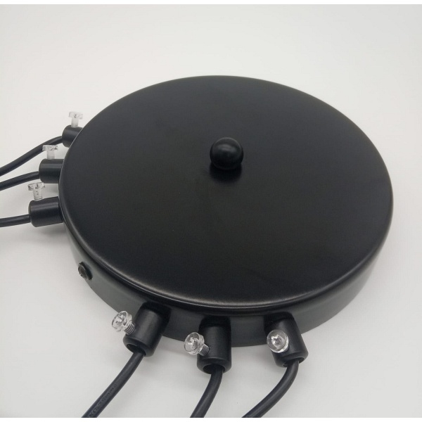 Lampa ścienna LINEA-6 WALL czarna Step Into Design