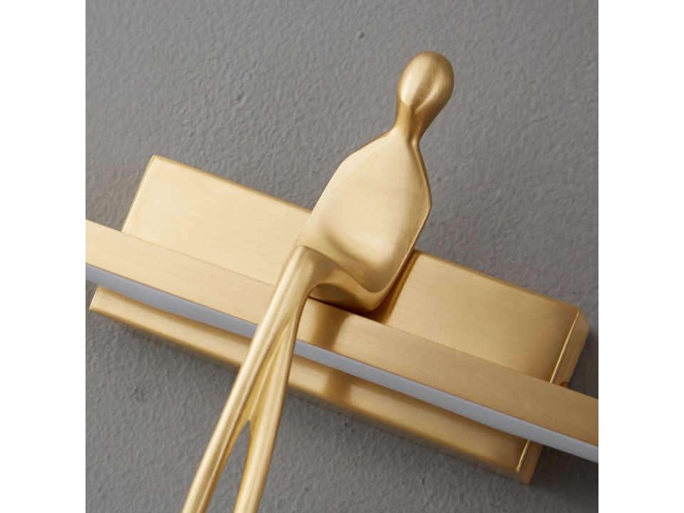 Lampa ścienna AMICI złota 31 cm Step Into Design