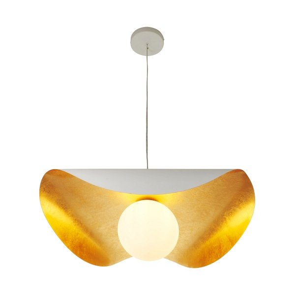 Lampa wisząca ENZO 80 cm - biało złota Step Into Design