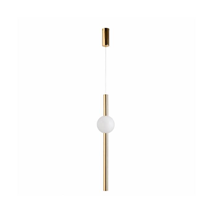 Lampa wisząca O-LINE 63 - LED, 63 cm, złoty połysk - Step Into Design
