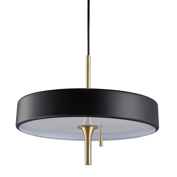 Lampa wisząca ARTDECO czarno - złota 35 cm do salonu Step Into Design