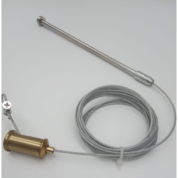 Lampa wisząca ARCTIC 100 cm złota Step Into Design