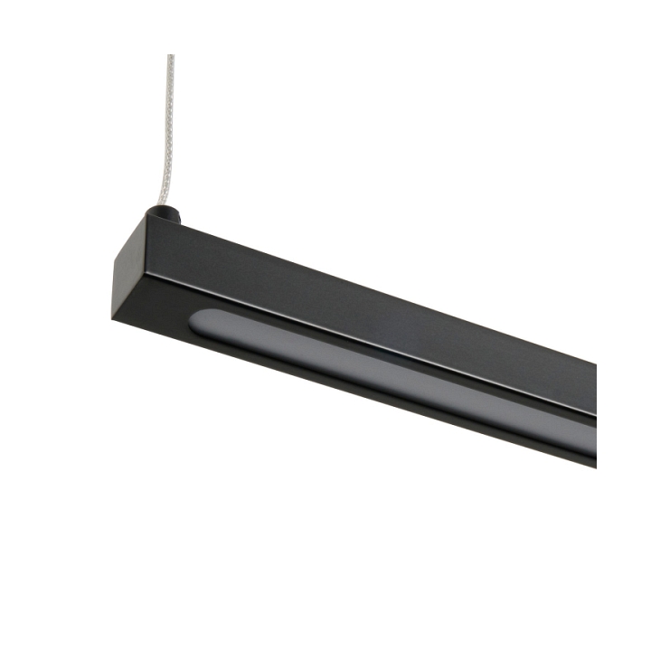 Lampa wisząca BEAM-80 LED - czarna oprawa liniowa 4000K - Step Into Design