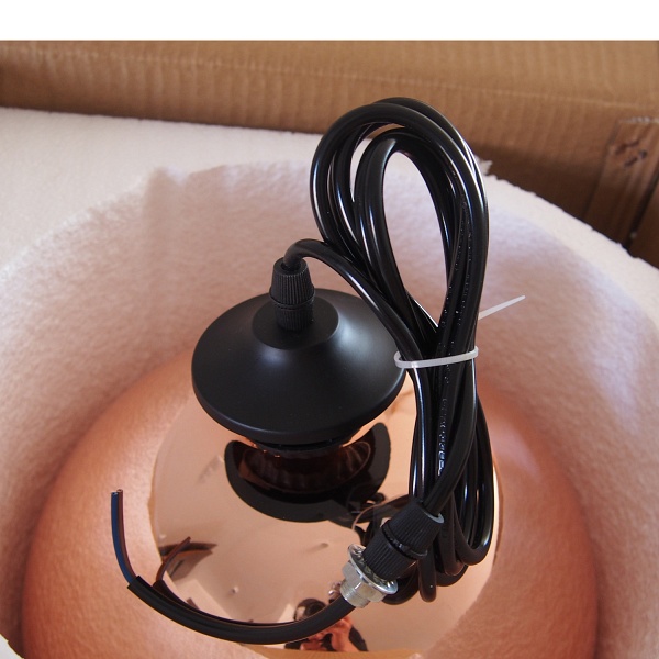 Lampa wisząca MIRROR GLOW - L miedziana 40 cm Step Into Design