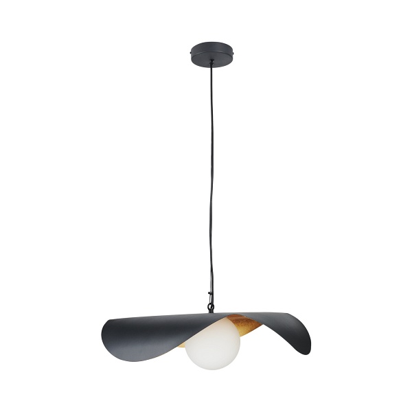 Lampa wisząca ENZO czarno złota 60 cm Step Into Design