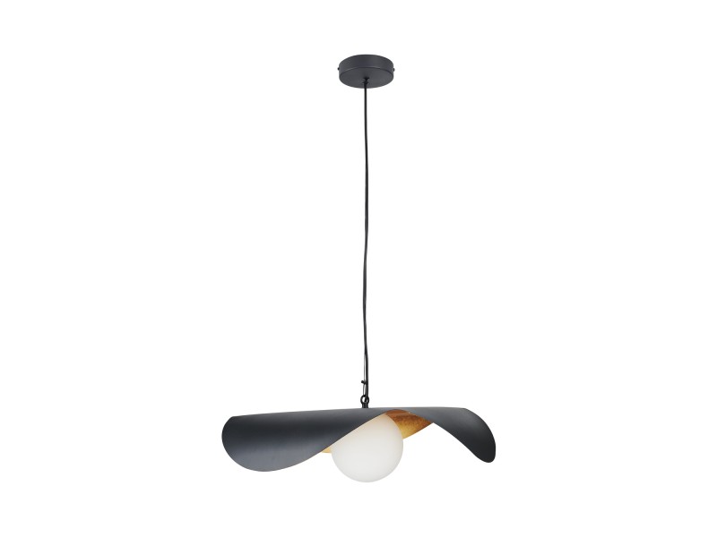Lampa wisząca ENZO czarno złota 60 cm Step Into Design