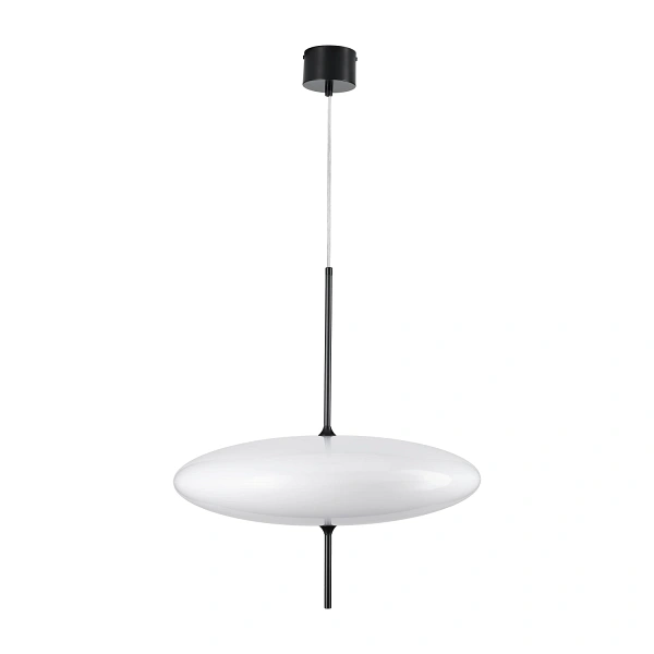 Lampa wisząca PIATTO - nowoczesna biała lampa 50 cm Step Into Design