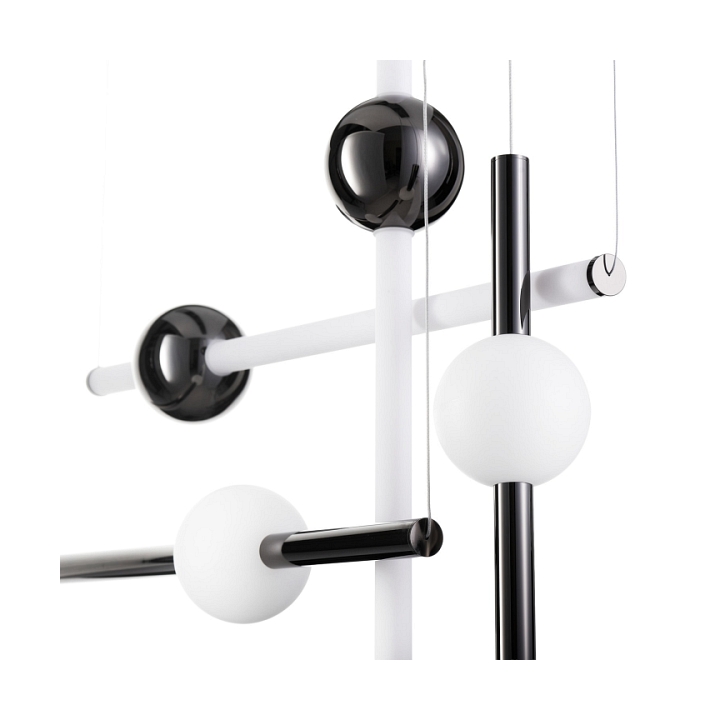 Lampa wisząca O-LINE L-4 LED czarna 110 cm - Step Into Design