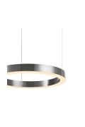 Lampa wisząca CIRCLE 60 - LED, ring nikiel szczotkowany - Step Into Design