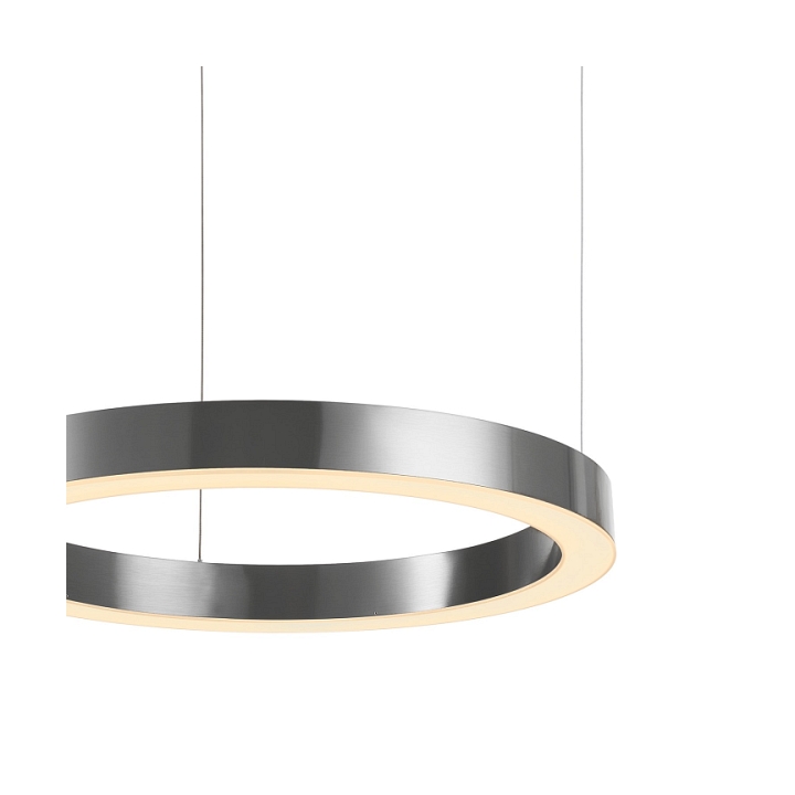 Lampa wisząca CIRCLE 60 - LED, ring nikiel szczotkowany - Step Into Design