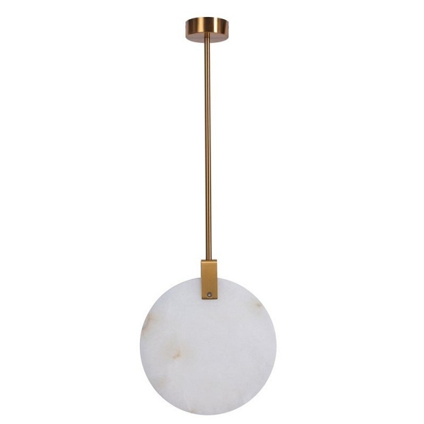 Lampa wisząca MARBLE LED marmurowo złota 30 cm Step Into Design