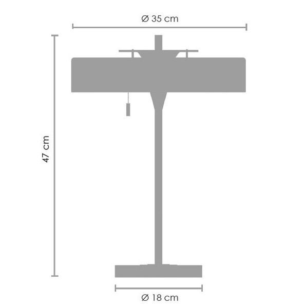 Lampa stołowa ARTDECO czarno - złota Step Into Design