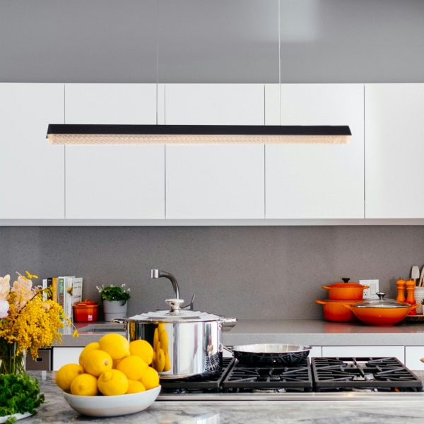 Lampa wisząca LED ANABELLA czarna 120 cm - nowoczesna do salonu, jadalni i biura Step Into Design