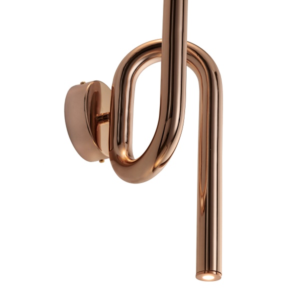 Lampa ścienna MYK LED miedziana 40 cm Step Into Design