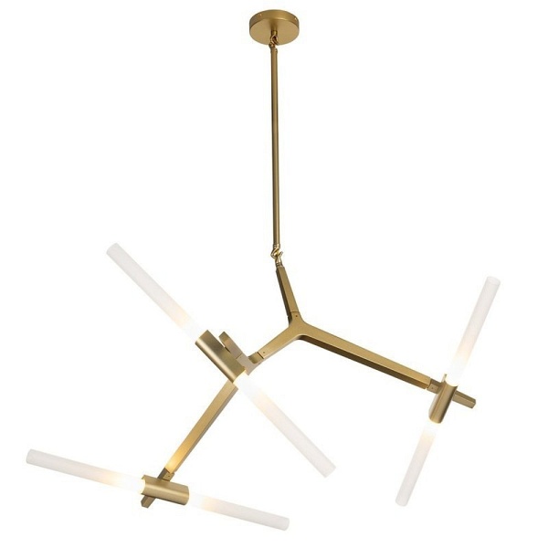 Lampa wisząca STICKS-6 złota Step Into Design