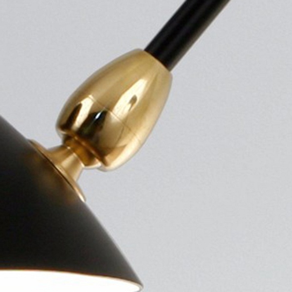Lampa podłogowa CRANE-F1 czarna 160 cm Step Into Design