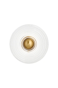 Lampa ścienna HELIOS 30 cm transparentno złota - Step Into Design