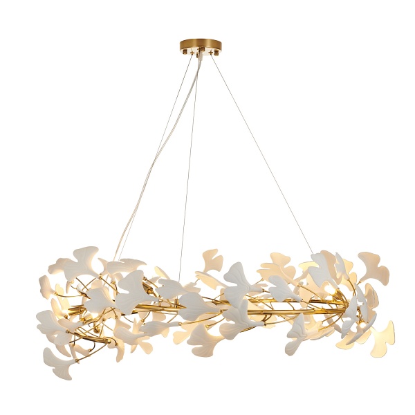 Lampa wisząca BOTANIKA złoto biała 100 cm Step Into Design