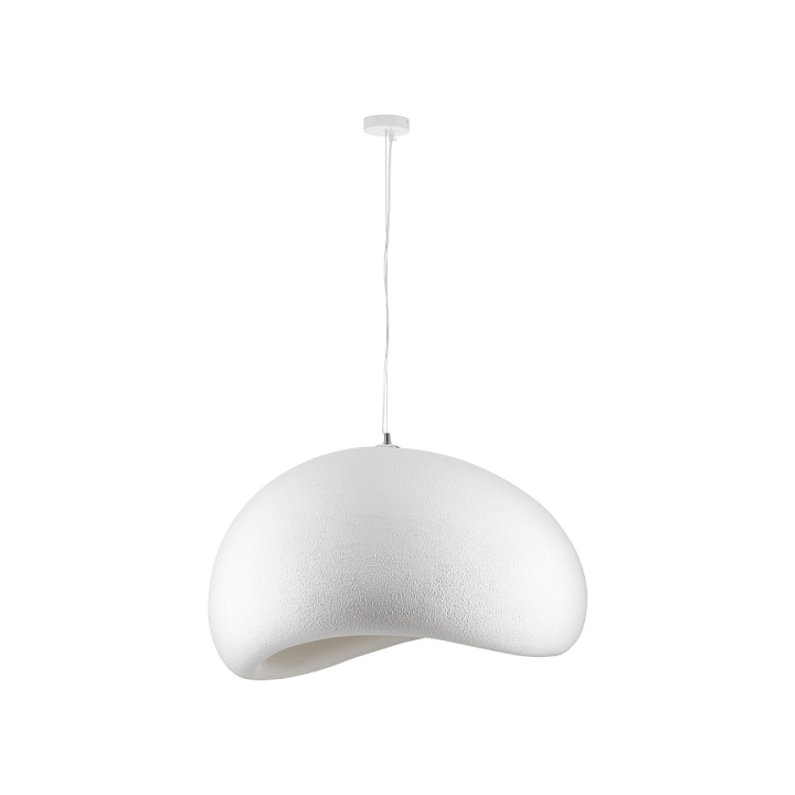 Lampa wisząca STONE 80 cm - biała - Step Into Design