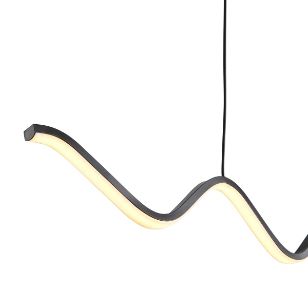 Lampa wisząca ZIGZAG LED czarna 90 cm Step Into Design