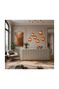 Lampa wisząca GLAM S miedziana 18 cm - Step Into Design