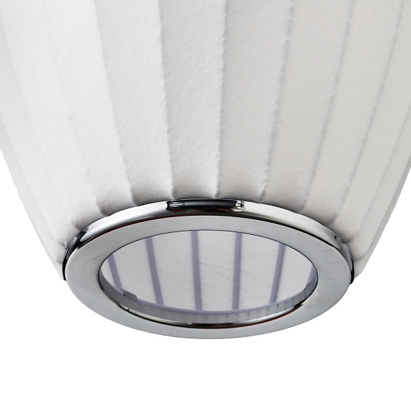 Lampa wisząca SILK BARREL biała 50 cm Step Into Design