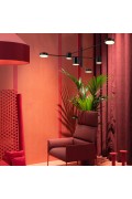 Lampa wisząca CLEX - 6P LED czarna 100 cm Step Into Design