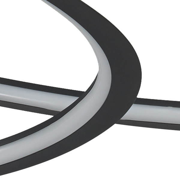 Lampa wisząca SPIRELLO ledowa czarna 80 cm Step Into Design