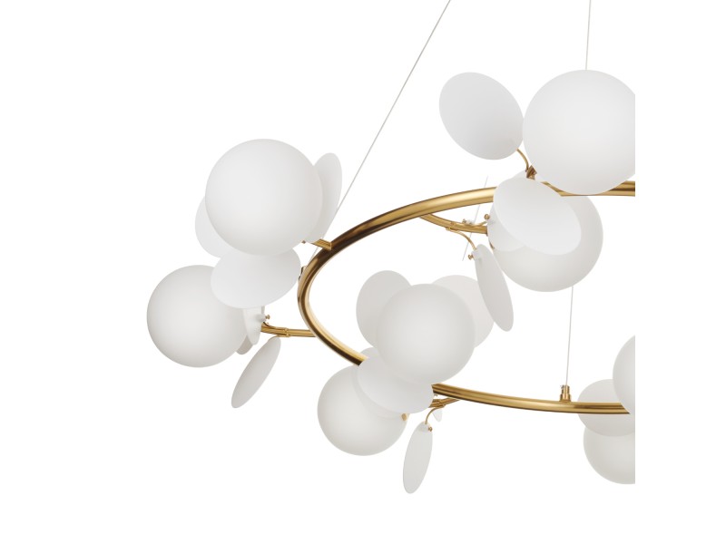 Lampa wisząca CHIC złoto biała 105 cm Step Into Design