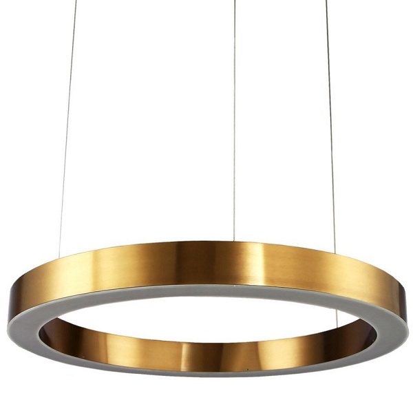 Lampa wisząca CIRCLE 80 LED mosiądz szczotkowany 80 cm Step Into Design