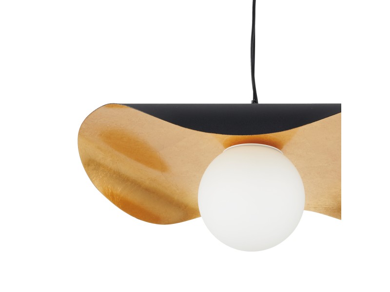 Lampa wisząca ENZO czarno złota 40 cm Step Into Design
