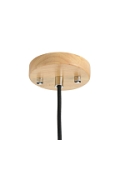 Lampa wisząca NORDIC WOODY biało drewniana 35 cm - Step Into Design